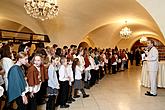 Concert performed by the Artistic Elementary School in Český Krumlov to celebrate the 20th anniversary of entering the town into the UNESCO World Heritage List, 15.12.2012, photo by: Lubor Mrázek