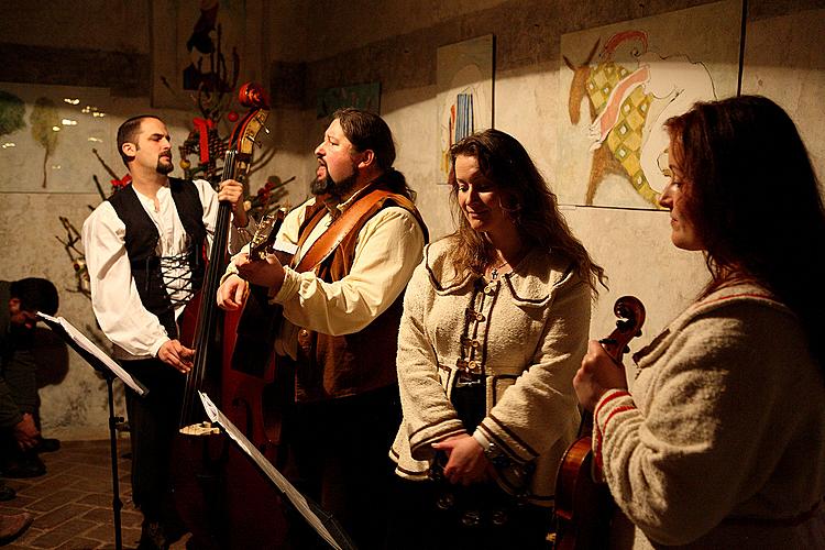 Traditionelles Weihnachtskonzert der Krumauer Folkgruppe Kapka, 25.12.2012