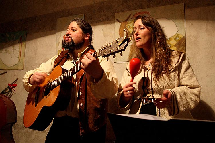 Traditionelles Weihnachtskonzert der Krumauer Folkgruppe Kapka, 25.12.2012