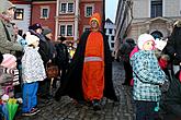 Dreikönigstag in Český Krumlov und Löschen des Weihnachtsbaums, 6.1.2013, Foto: Lubor Mrázek