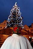 Dreikönigstag in Český Krumlov und Löschen des Weihnachtsbaums, 6.1.2013, Foto: Lubor Mrázek