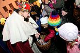 Dreikönigstag in Český Krumlov und Löschen des Weihnachtsbaums, 6.1.2013, Foto: Lubor Mrázek