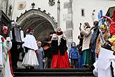 Karnevalsumzug, 12. Februar 2013, Fasching Český Krumlov, Foto: Lubor Mrázek