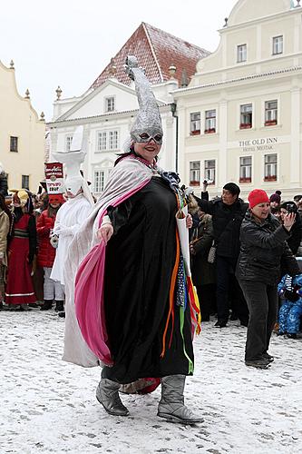 Carnival parade in Český Krumlov, 12th February 2013