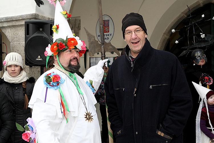 Carnival parade in Český Krumlov, 12th February 2013