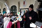 Carnival parade in Český Krumlov, 12th February 2013, photo by: Lubor Mrázek