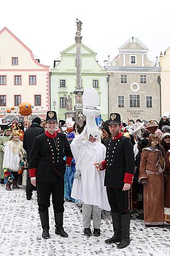 Carnival parade in Český Krumlov, 12th February 2013