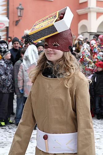 Masopustní průvod v Českém Krumlově, 12. února 2013