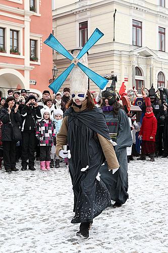 Carnival parade in Český Krumlov, 12th February 2013