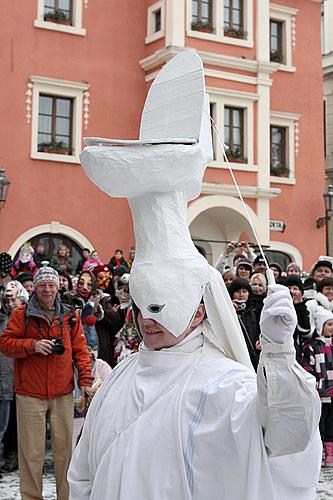 Carnival parade in Český Krumlov, 12th February 2013