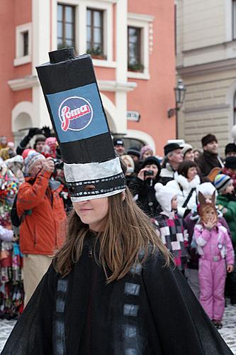 Masopustní průvod v Českém Krumlově, 12. února 2013