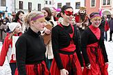 Karnevalsumzug, 12. Februar 2013, Fasching Český Krumlov, Foto: Lubor Mrázek