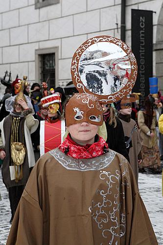 Carnival parade in Český Krumlov, 12th February 2013