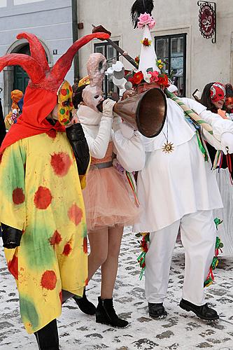 Carnival parade in Český Krumlov, 12th February 2013