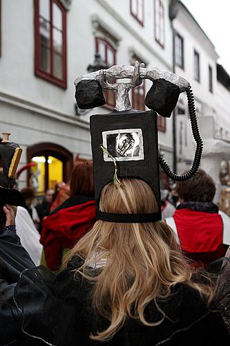 Carnival parade in Český Krumlov, 12th February 2013