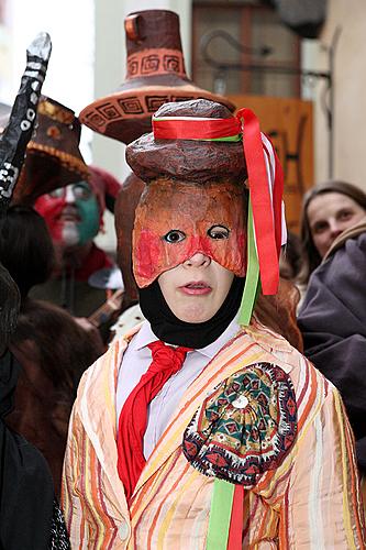 Carnival parade in Český Krumlov, 12th February 2013