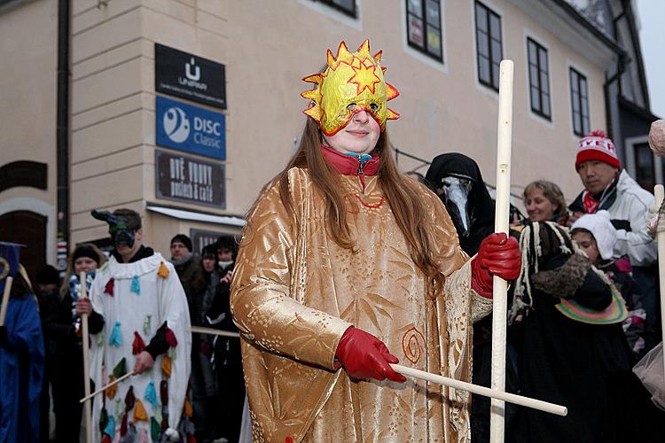 Carnival parade in Český Krumlov, 12th February 2013