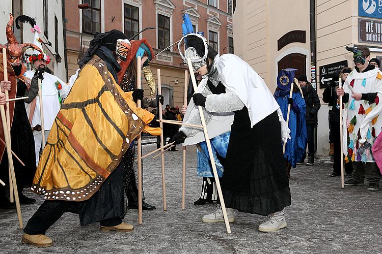 Carnival parade in Český Krumlov, 12th February 2013