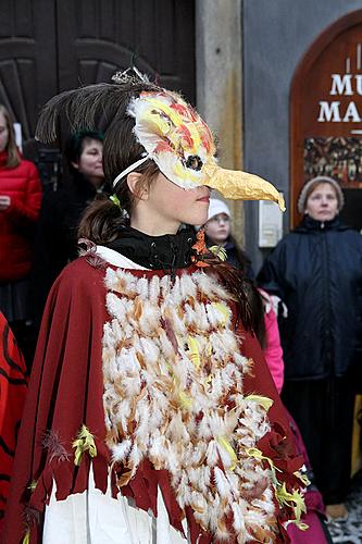 Carnival parade in Český Krumlov, 12th February 2013