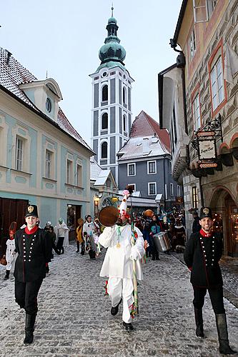 Carnival parade in Český Krumlov, 12th February 2013