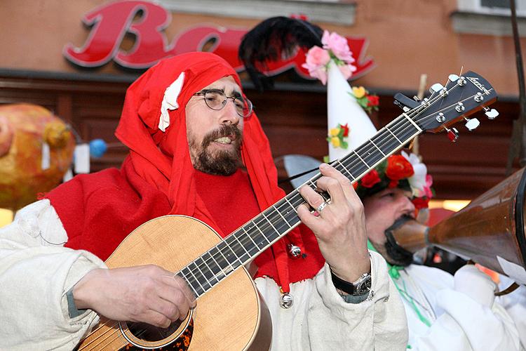 Carnival parade in Český Krumlov, 12th February 2013