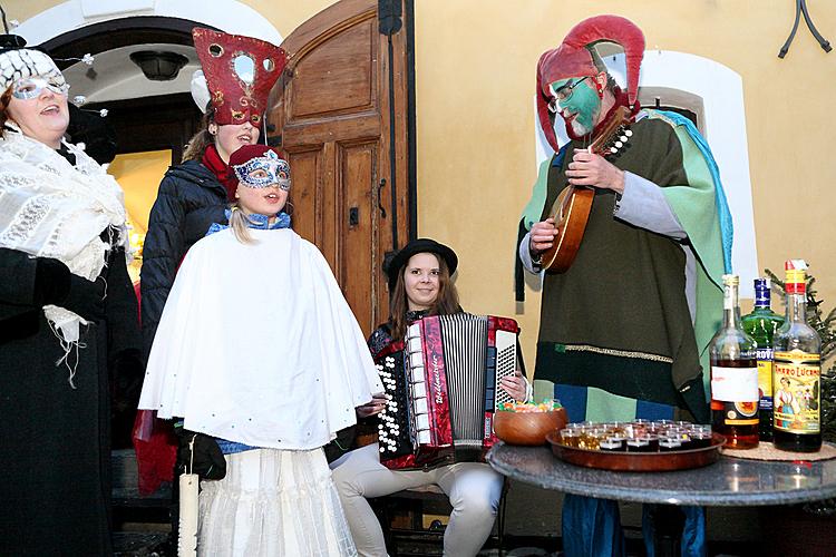 Carnival parade in Český Krumlov, 12th February 2013