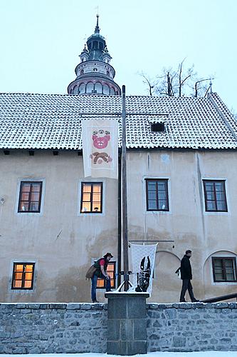 Carnival parade in Český Krumlov, 12th February 2013