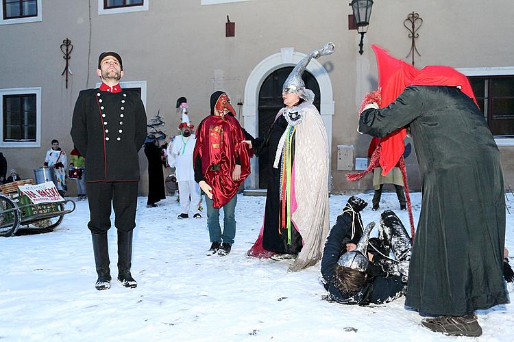 Carnival parade in Český Krumlov, 12th February 2013