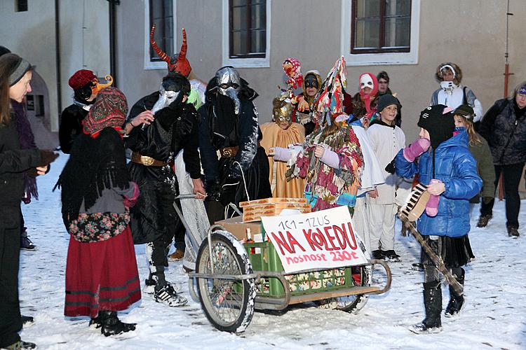 Carnival parade in Český Krumlov, 12th February 2013