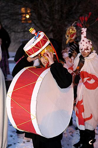 Carnival parade in Český Krumlov, 12th February 2013