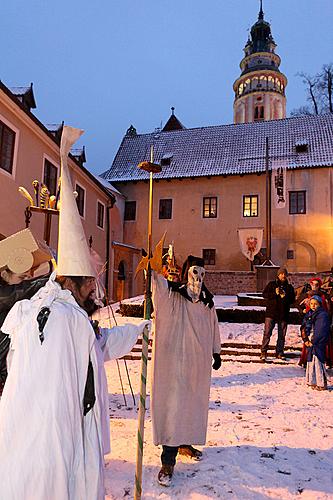 Carnival parade in Český Krumlov, 12th February 2013