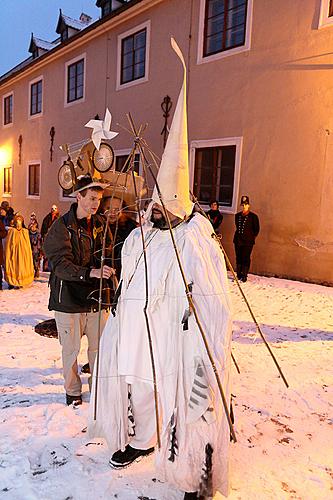 Carnival parade in Český Krumlov, 12th February 2013