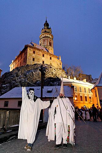 Carnival parade in Český Krumlov, 12th February 2013