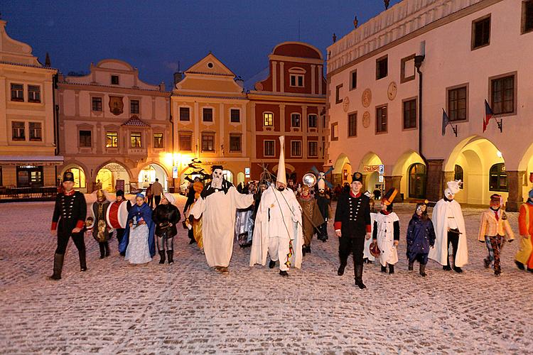 Carnival parade in Český Krumlov, 12th February 2013