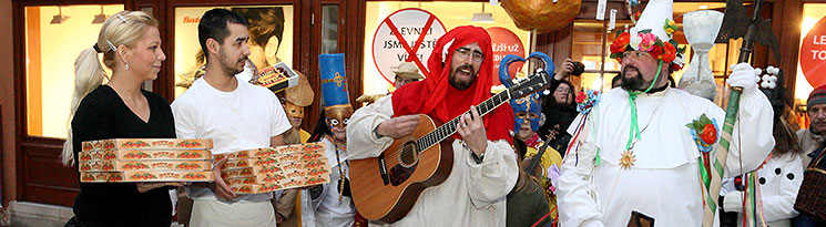 MasopustnÃ­ prÅ¯vod v ÄeskÃ©m KrumlovÄ, 12. Ãºnora 2013