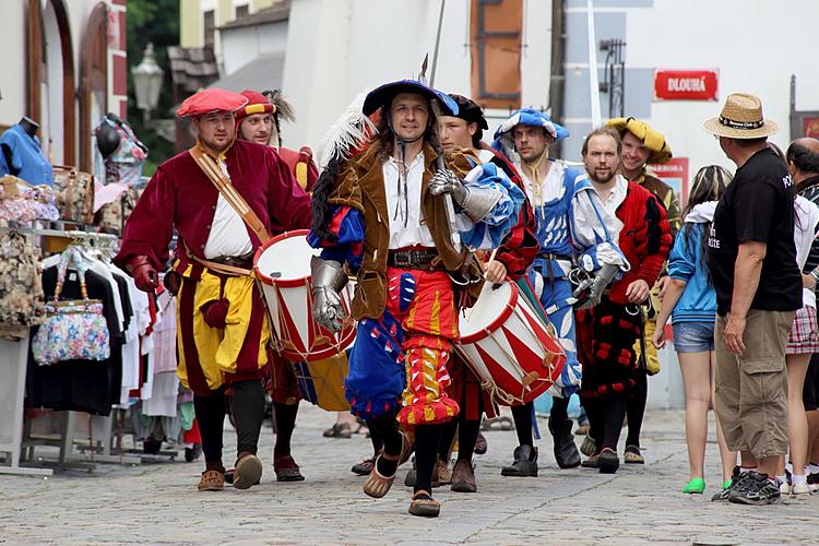 Slavnosti pětilisté růže ®, Český Krumlov, 21.6.2013