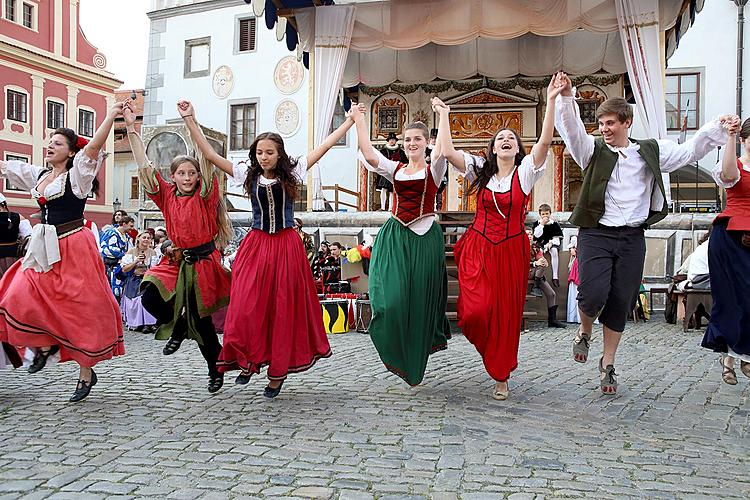 Slavnosti pětilisté růže ®, Český Krumlov, 21.6.2013