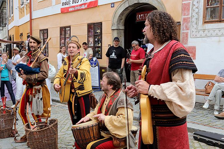 Slavnosti pětilisté růže ®, Český Krumlov, 22.6.2013