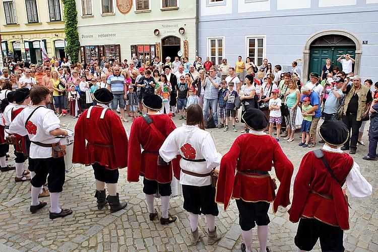 Slavnosti pětilisté růže ®, Český Krumlov, 22.6.2013