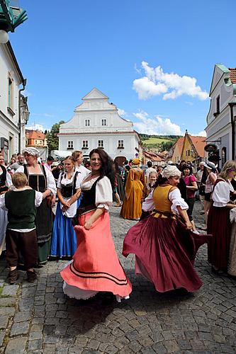 Slavnosti pětilisté růže ®, Český Krumlov, 23.6.2013