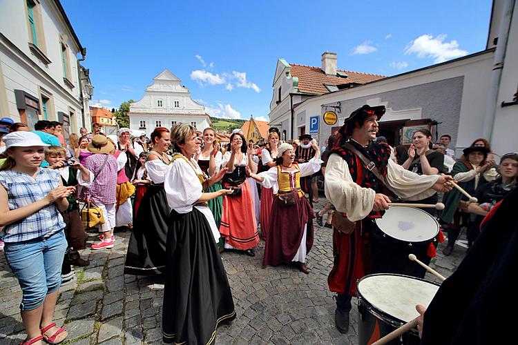 Slavnosti pětilisté růže ®, Český Krumlov, 23.6.2013