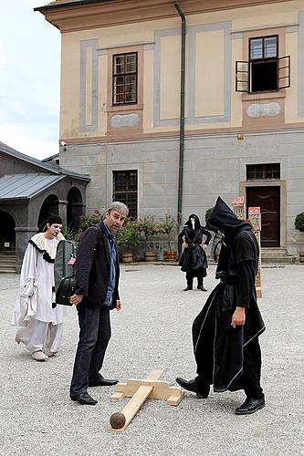 Barocke Nacht auf dem Schloss Český Krumlov ® und Barock Pantomime mit Musik von Antonio Vivaldis, 28.6 und 29.6.2013, Kammermusikfestival Český Krumlov