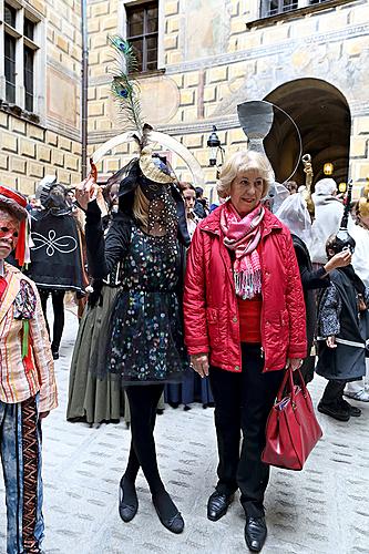 Barocke Nacht auf dem Schloss Český Krumlov ® und Barock Pantomime mit Musik von Antonio Vivaldis, 28.6 und 29.6.2013, Kammermusikfestival Český Krumlov