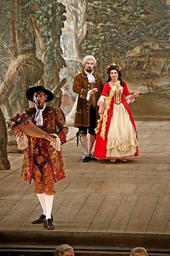 Barocke Nacht auf dem Schloss Český Krumlov ® und Barock Pantomime mit Musik von Antonio Vivaldis, 28.6 und 29.6.2013, Kammermusikfestival Český Krumlov