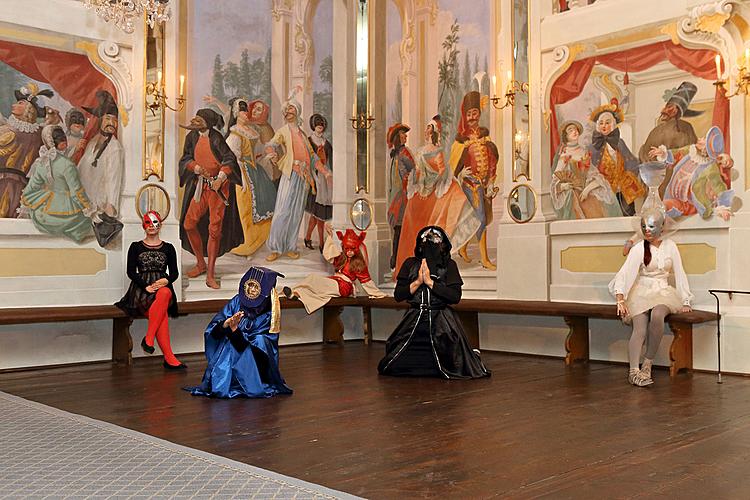 Barokní noc na zámku Český Krumlov ® a barokní pantomima s hudbou Antonia Vivaldiho, 28.6 a 29.6.2013, Festival komorní hudby Český Krumlov