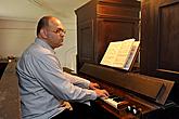 Robert Hugo - organ, 30.6.2013, Chamber Music Festival Český Krumlov, photo by: Lubor Mrázek