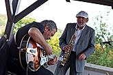 System Tandem: Jiří Stivín – Flöten und Jaroslav Šindler - guitar , 2.7.2013, Kammermusikfestival Český Krumlov, Foto: Lubor Mrázek