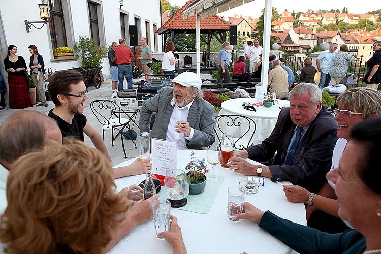 System Tandem: Jiří Stivín – Flöten und Jaroslav Šindler - guitar , 2.7.2013, Kammermusikfestival Český Krumlov