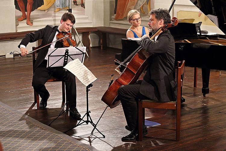 Eben Trio und Jiří Bárta (Violoncello), 6.7.2013, Kammermusikfestival Český Krumlov