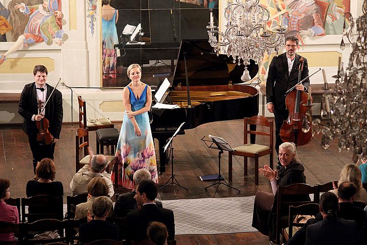 Eben Trio und Jiří Bárta (Violoncello), 6.7.2013, Kammermusikfestival Český Krumlov